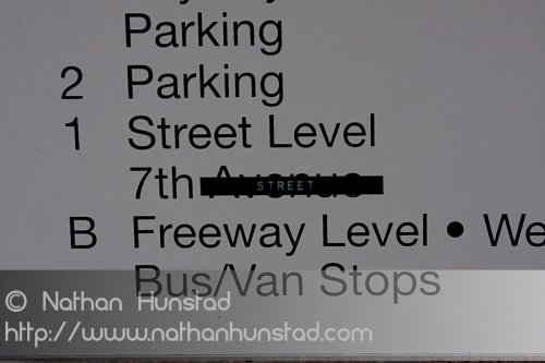 What do you do when you print the signs in an elevator wrong? Labelmaker to the rescue!